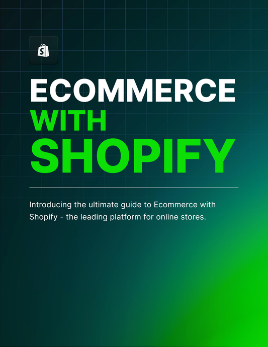 Ecommerce with Shopify Ebook, Front Cover